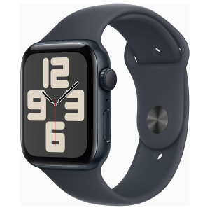 APPLE WATCH SE GPS 44MM MIDNIGHT ALUMINIUM CASE WITH MIDNIGHT SPORT BAND - S/M